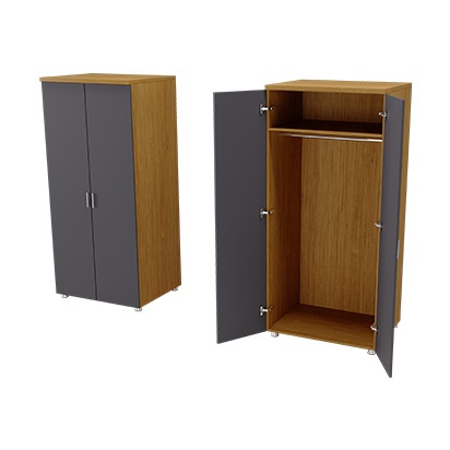 Single Double Door Cabinet 80x60x160h