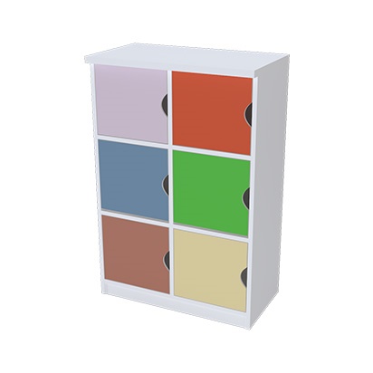 Closet With Six Doors 80x40x120h