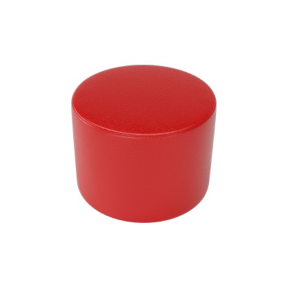 Leather Puff Ø40x28h